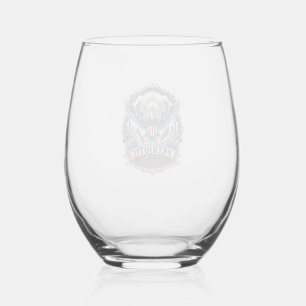 Verre À Vin Sans Pied Graphique vectoriel de fierté du désert du Sud-Oue