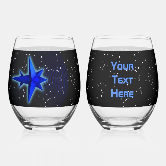 Verre À Vin Sans Pied Gravité Drive Spacecraft (Recto)