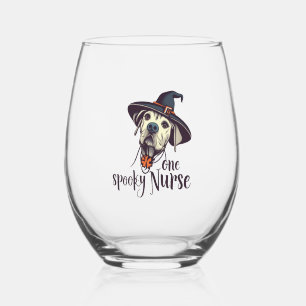 Verre À Vin Sans Pied Halloween Halloween Héros Canine Héros Une infirmi