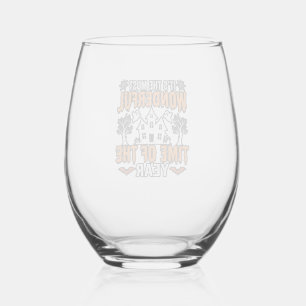 Verre À Vin Sans Pied Halloween Merveilleux Moment De L'année Chemise Vi