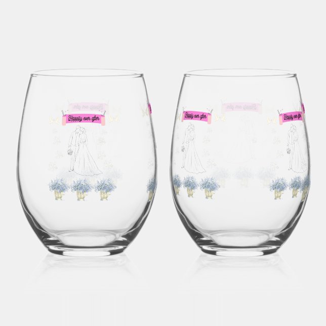Verre À Vin Sans Pied Happily ever after (Recto)