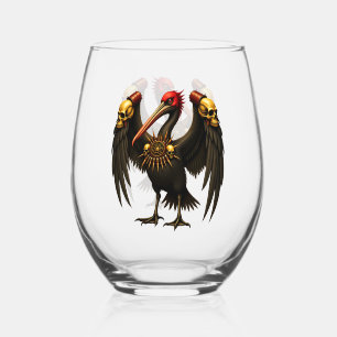 Verre À Vin Sans Pied Héraut de la Porte Dorée Le Pélican Nocturne