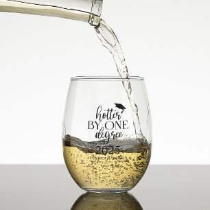 Verre À Vin Sans Pied Hotter D'Un Degré Graduation