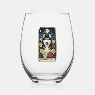 Verre À Vin Sans Pied Husky de Sibérie
