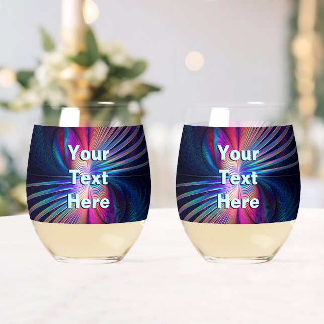 Verre À Vin Sans Pied Iridescence structurelle (Insitu (Mariage))
