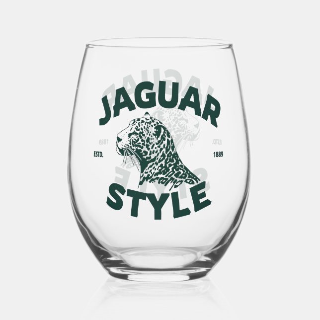 Verre à vin sans pied Jaguar (Recto)