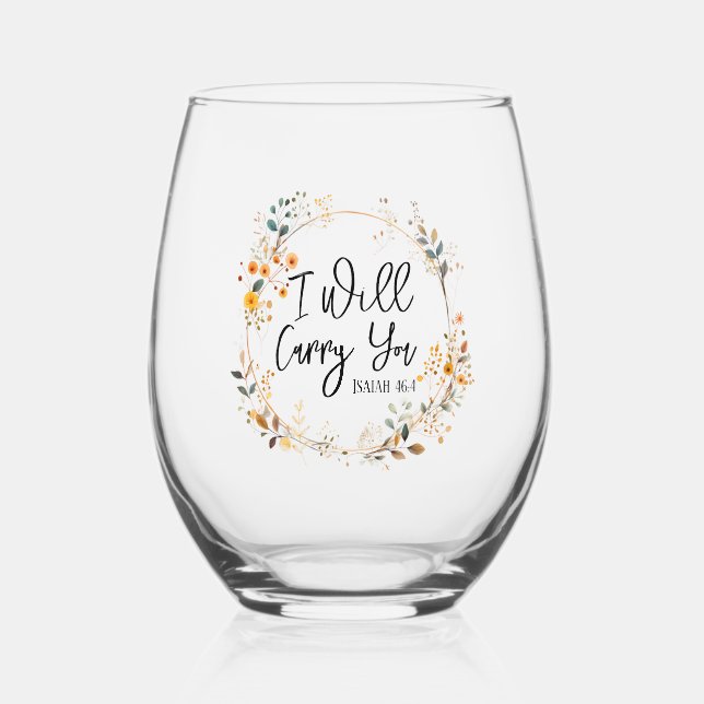 Verre À Vin Sans Pied Je Vais Vous Porter (Recto)