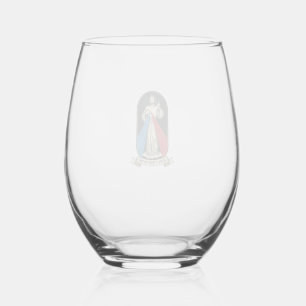 Verre À Vin Sans Pied Jésus miséricorde divine vintage