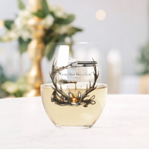 Verre À Vin Sans Pied La chasse