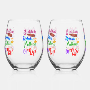 Verre À Vin Sans Pied La Gratitude Déverrouille Toute La Vie