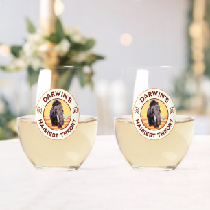 Verre À Vin Sans Pied La théorie la plus poilue de Darwin Adorable mammo