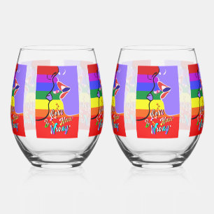 Verre À Vin Sans Pied L'amour n'est jamais une mauvaise fierté