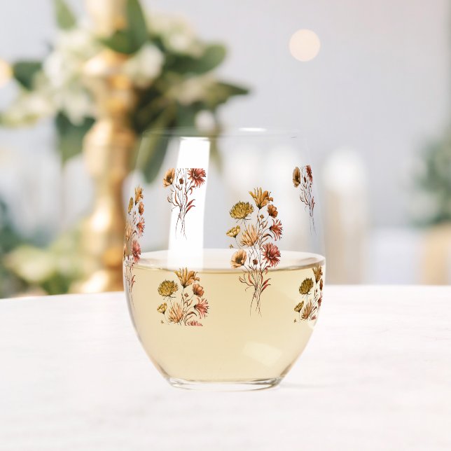 Verre À Vin Sans Pied L'art végétal (Insitu (Mariage))
