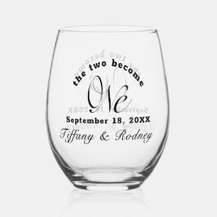 Verre À Vin Sans Pied Les Deux Deviennent Un Jeu De Drinkware De Script