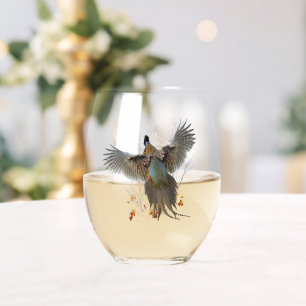 Verre À Vin Sans Pied Les faisans pour toujours