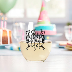 Verre À Vin Sans Pied Les sketons dansent et se sentent bien Vibe