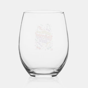 Verre À Vin Sans Pied Licorne Skater Licorne Crew Capriceux Zazzle Desig
