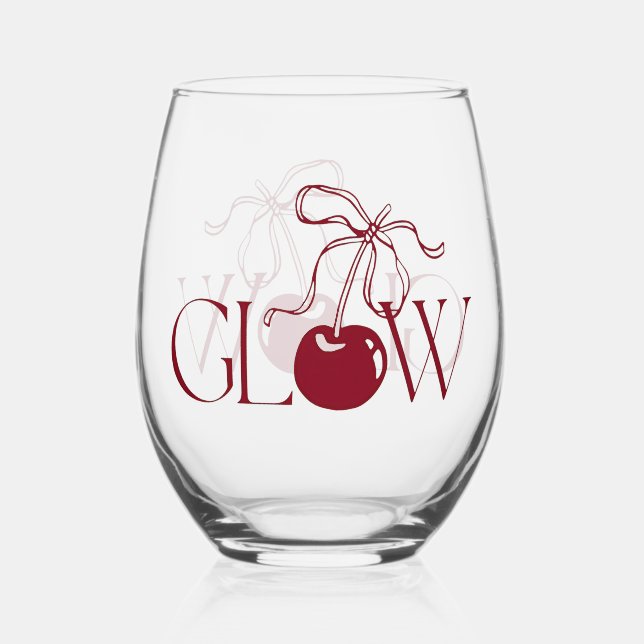Verre À Vin Sans Pied Lueur (Recto)
