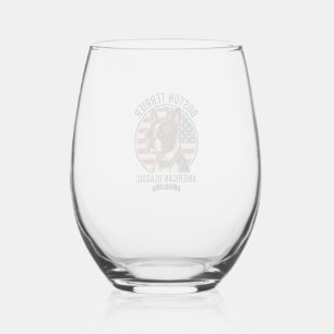 Verre À Vin Sans Pied Lunettes de soleil drapeau américain classique de