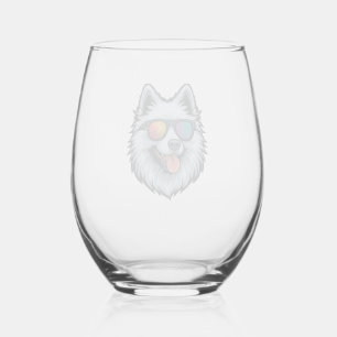 Verre À Vin Sans Pied Lunettes de soleil pour chien Montagne Coucher de