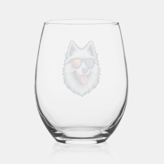 Verre À Vin Sans Pied Lunettes de soleil pour chien Montagne Coucher de