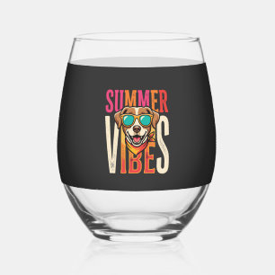 Verre À Vin Sans Pied Lunettes de soleil pour chien Summer Vibes