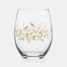 Luxury Spring Wildflower bird Rose Garden Seamless