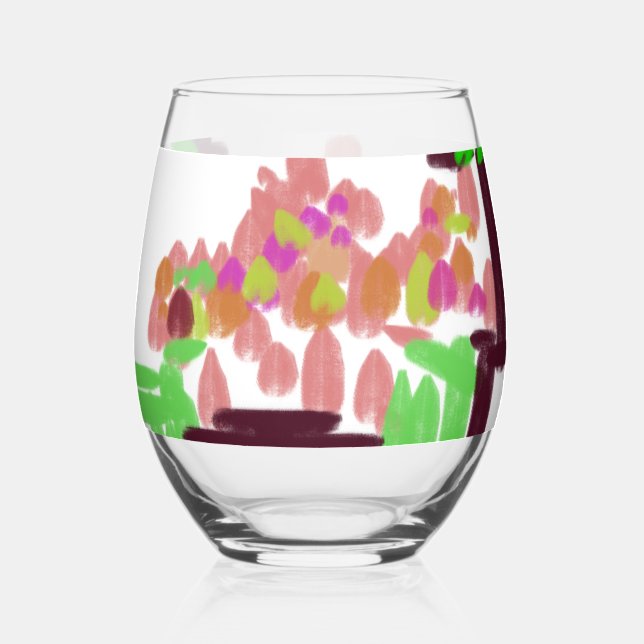 Verre À Vin Sans Pied Magnet (Recto)