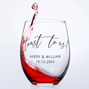 Verre À Vin Sans Pied Mariage élégant