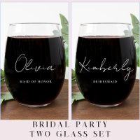 Mariage nuptiale de script blanc élégant