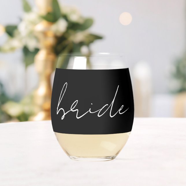 Verre À Vin Sans Pied mariage personnalisé vin verre sans tige (Insitu (Mariage))