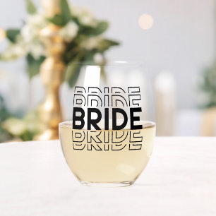 Verre À Vin Sans Pied Mariée