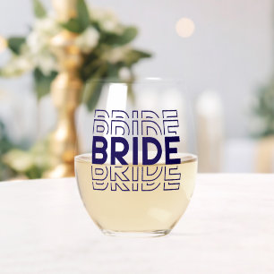 Verre À Vin Sans Pied Mariée 