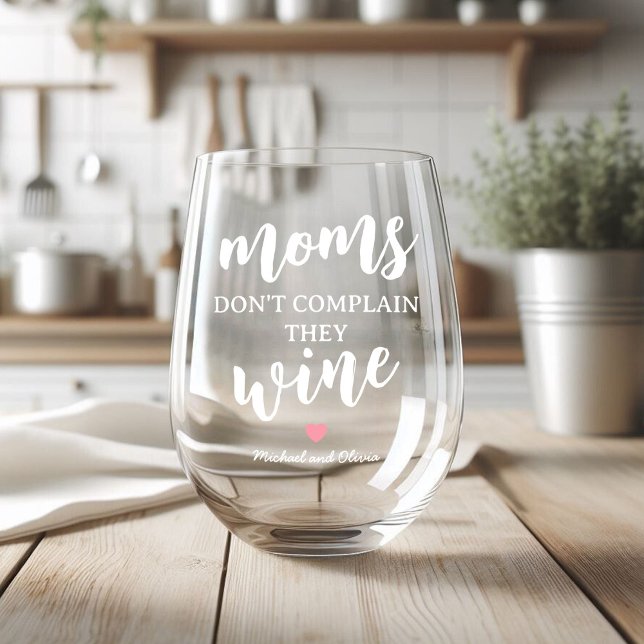 Verre À Vin Sans Pied Mère drôle (Créateur téléchargé)