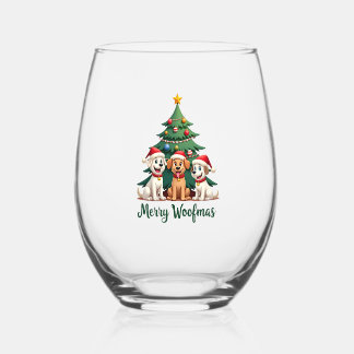 Verre À Vin Sans Pied Merry Woofmas (2)