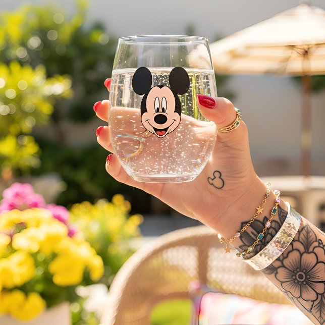 Verre À Vin Sans Pied Micky (Créateur téléchargé)