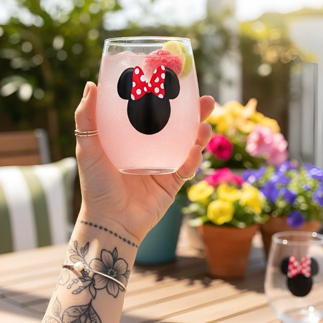 Verre À Vin Sans Pied Minnie (Créateur téléchargé)