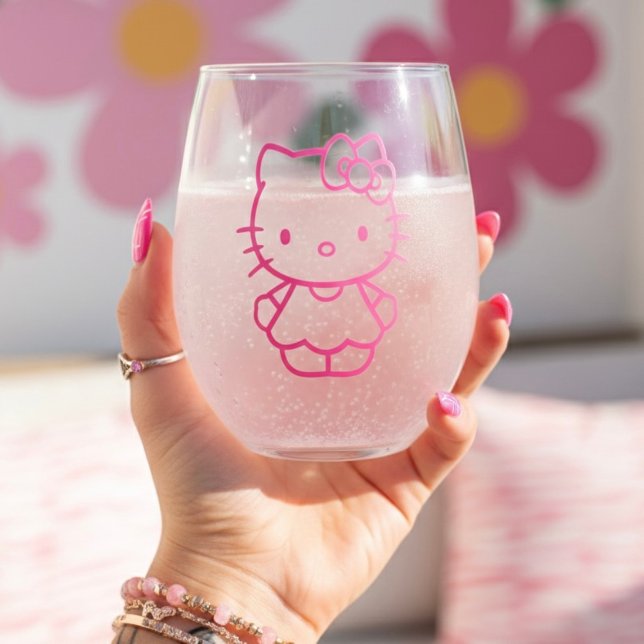 Verre À Vin Sans Pied Minou (Créateur téléchargé)