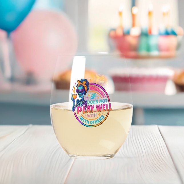 Verre À Vin Sans Pied Ne Joue Pas Bien... (Insitu (Baby Shower))