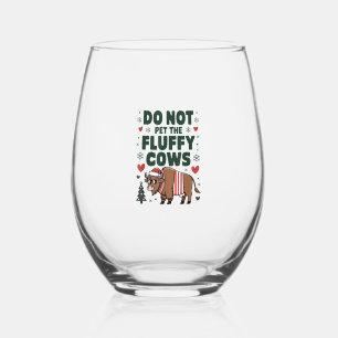 Verre À Vin Sans Pied Ne Pas Attirer Les Vaches Fluffy Pour Les Vêtement