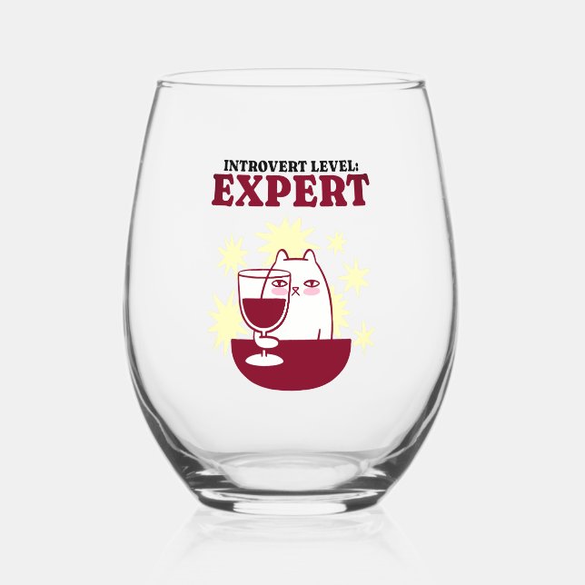 Verre À Vin Sans Pied Niveau d'introduction : Expert (Recto)
