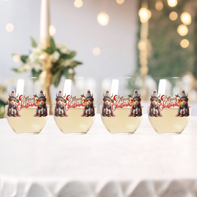 Verre À Vin Sans Pied Noël (Insitu (Mariage))
