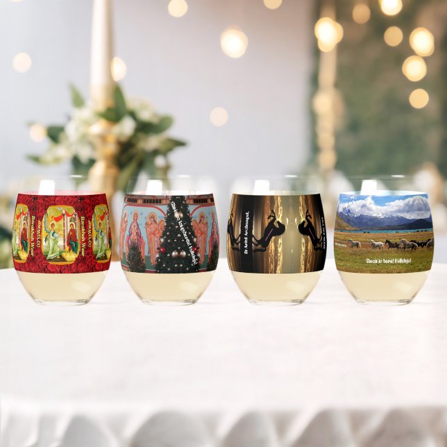 Verre À Vin Sans Pied NOËL Sauvage West (Insitu (Mariage))