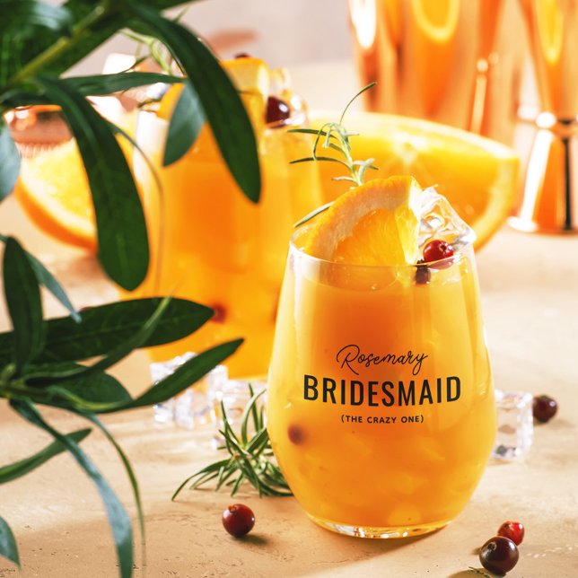 Verre À Vin Sans Pied Nom de la proposition d'aide-ménée amusante (Créateur téléchargé)