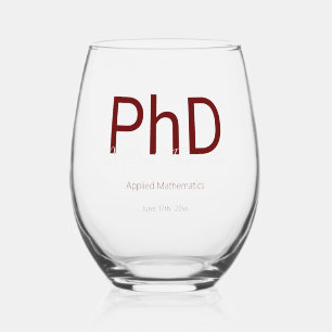 Verre À Vin Sans Pied Nom du titulaire du doctorat Diplôme de doctorat