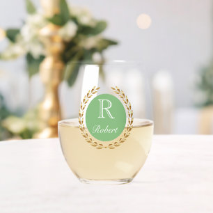 Verre À Vin Sans Pied Nom personnalisé