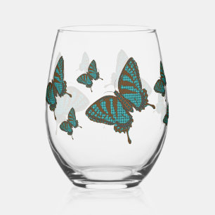 Verre À Vin Sans Pied Papillon indigène