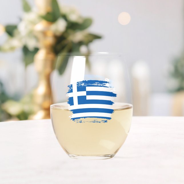 Verre À Vin Sans Pied pavillon de la Grèce (Insitu (Mariage))