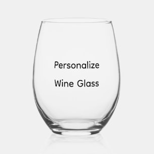 Verre À Vin Sans Pied Personnaliser