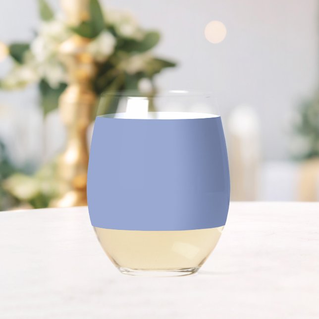 Verre À Vin Sans Pied Pervenche (Insitu (Mariage))